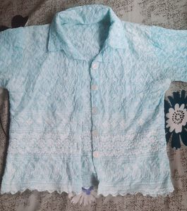 Sky Blue Top Of Women