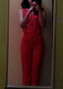 3 Piece Pink Stylish Jumpsuit