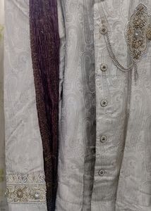 PRICE DROPPED Classy Sherwani With Zardosi Work