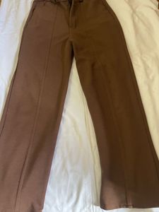 Brown High Waisted Trousers