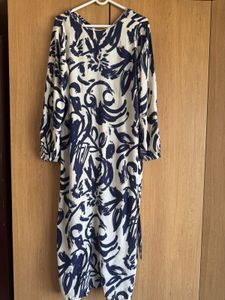 Abstract Print Dress