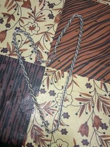 Silver Tone Chain Necklace