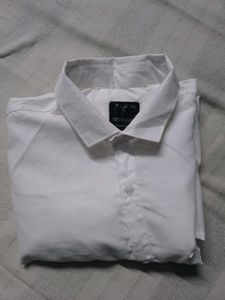 Men's White Casual Shirt