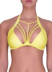 yellow Small Size bikini bra