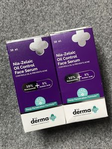 The Derma Co Face Serum pack 2