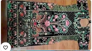 Black Bold Pakistani Heavy Suit