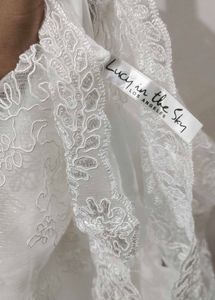 detailed White Lace Mini Dress