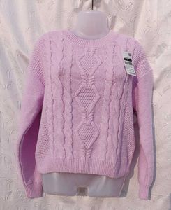 Shein Lavender Knit Sweater 💜