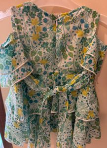 Baby Girl Flower Print Top