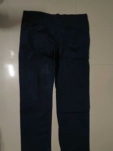 Dark Blue Casual Trousers