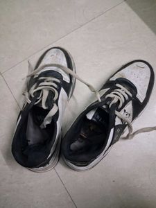 Black &amp; White Sneakers