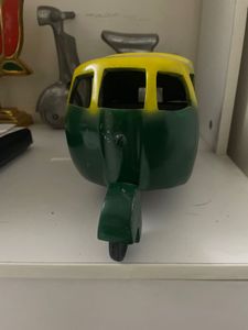 Vintage Metal Toy Rickshaw