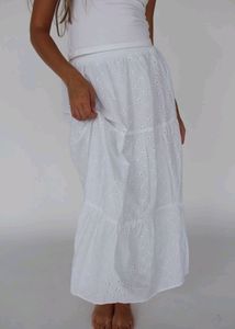 Cottage Core Embroidery Skirt