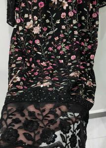 😍trending black Pakistani style dress