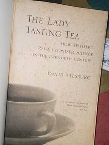 THE LADY TASTING TEA