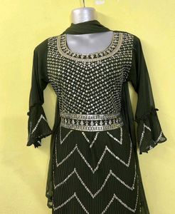 Elegant Green Kurta Set