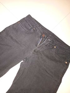 Ripped Black Denim Jeans For Men