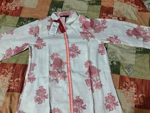 Floral Print Kurta