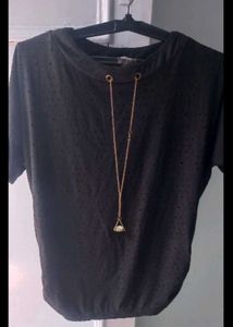 like new black color t shirt