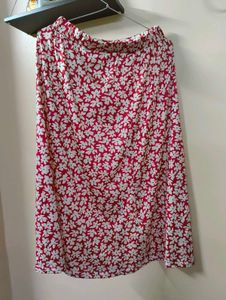 Floral Print Maxi Skirt