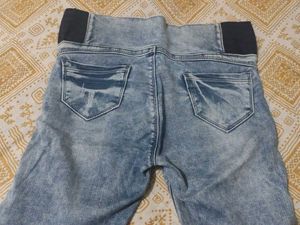 Distressed Denim Pant