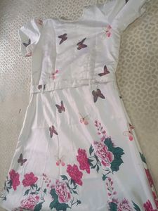 White Butterfly Frock