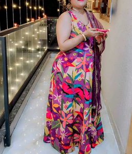 💜 Purple stylish gown with dupatta 💜