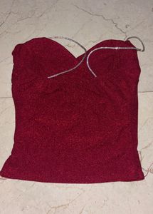 Red Sparkle Cami Top