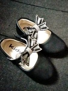 Cute Kids Outfit And Black Shoe Combo