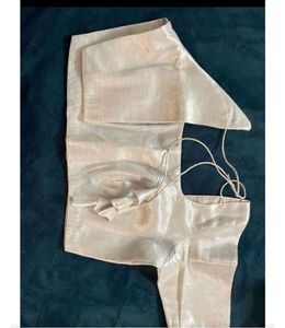 Elegant Silver Blouse