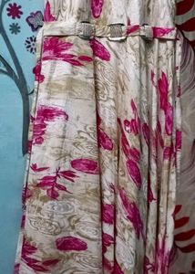 Floral Print Saree