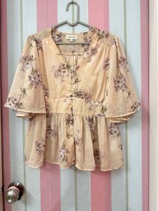 CoverStory floral Print Top