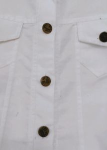 Trendy Jacket, Comfortable For Summers, White In C