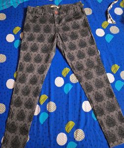 Patterned Jeans