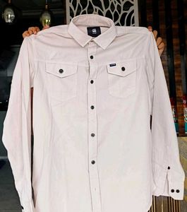 Pink Gstar Double Pocket Shirt