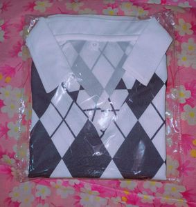Geometric pattern Full Sleeves Crop Top