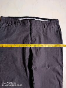 Ash Grey Color Office Wear Pants