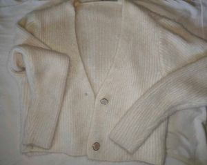 Cozy Cream white Cardigan