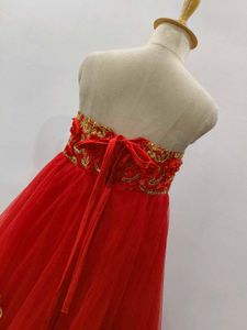 Stunning Red &amp; Gold  Gown