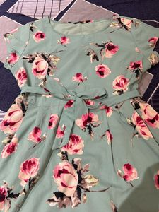 Floral cute one piece