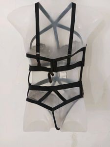 STRAPPY BONDAGE BODYSUIT