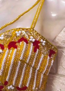 Mustard Designer Lehengacholi