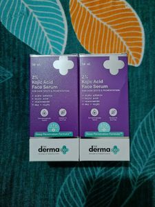 Pack Of 4, Kojic Acid Serum &amp; Face Wash