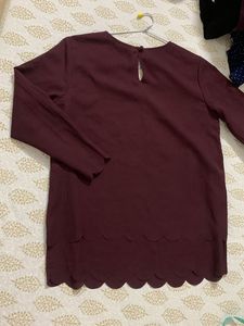 Dark Maroon Top