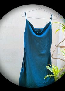 Bottle green bodycon dress