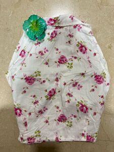 Floral Print Button-Down Shirt/Top