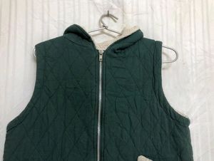 Green Sleeveless Jacket