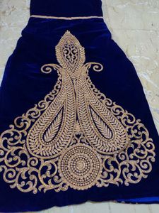 Beautiful 3 Pieces Navy Blue Gown