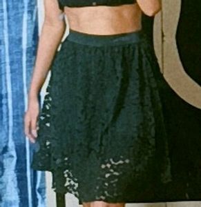 Floral Net Skirt