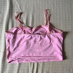 Pink Crop Top